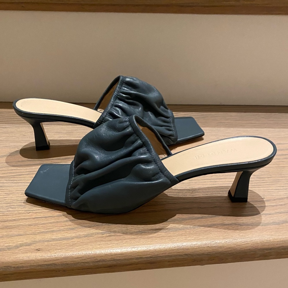 Wandler Dark Gray Sandals